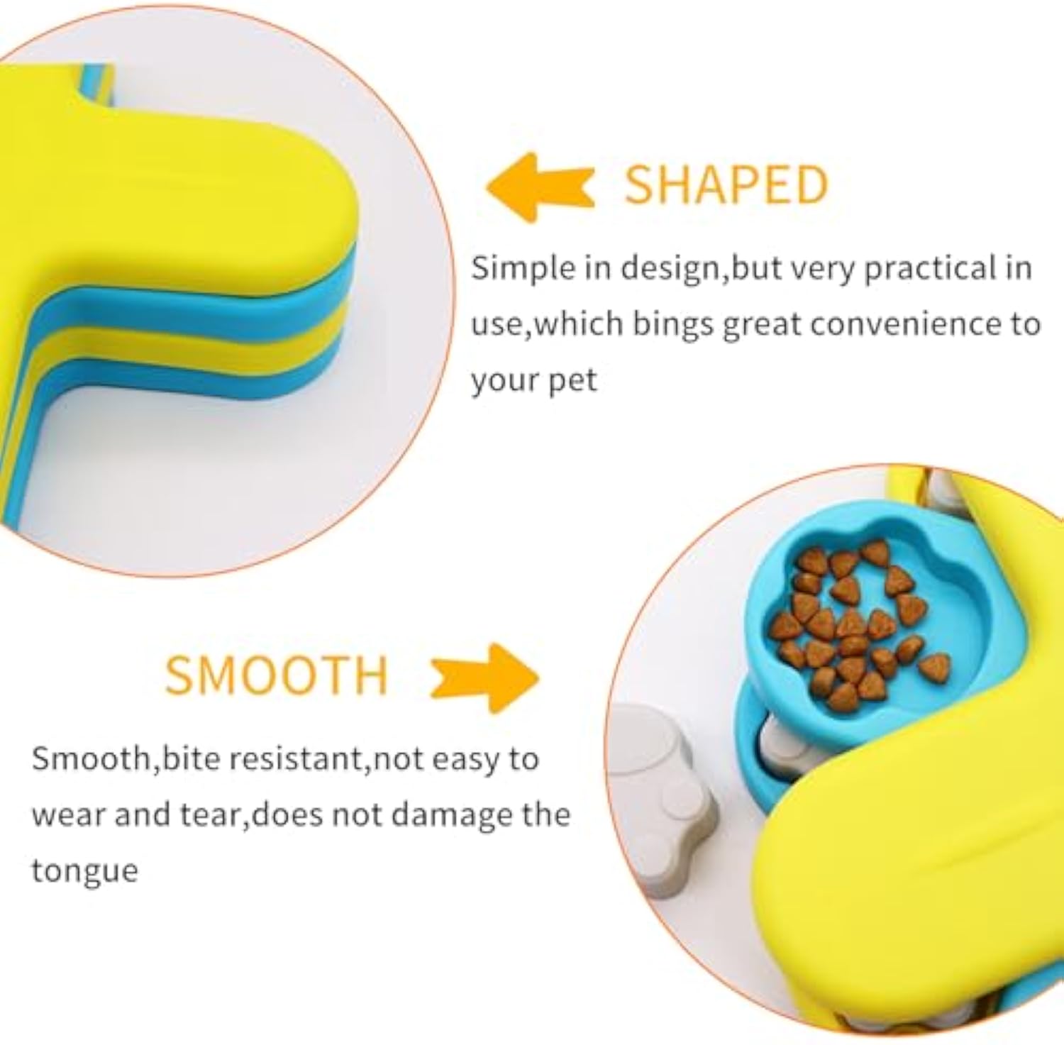 Interactive Twister Dog Puzzle Feeder for IQ and Slow Feeding