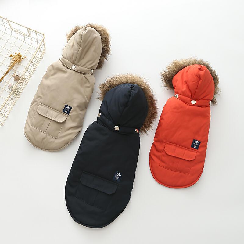 Dog Clothes Hooded Down Jackets