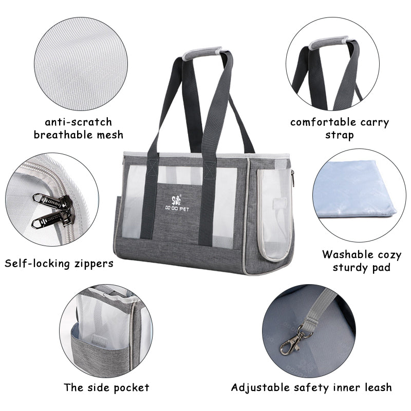 Large Capacity Travel Pet Handbag For Puppy Kitten