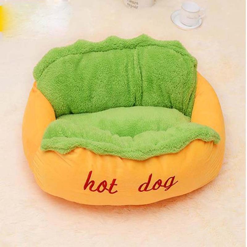 Hot Dog Bed Pet Winter Beds