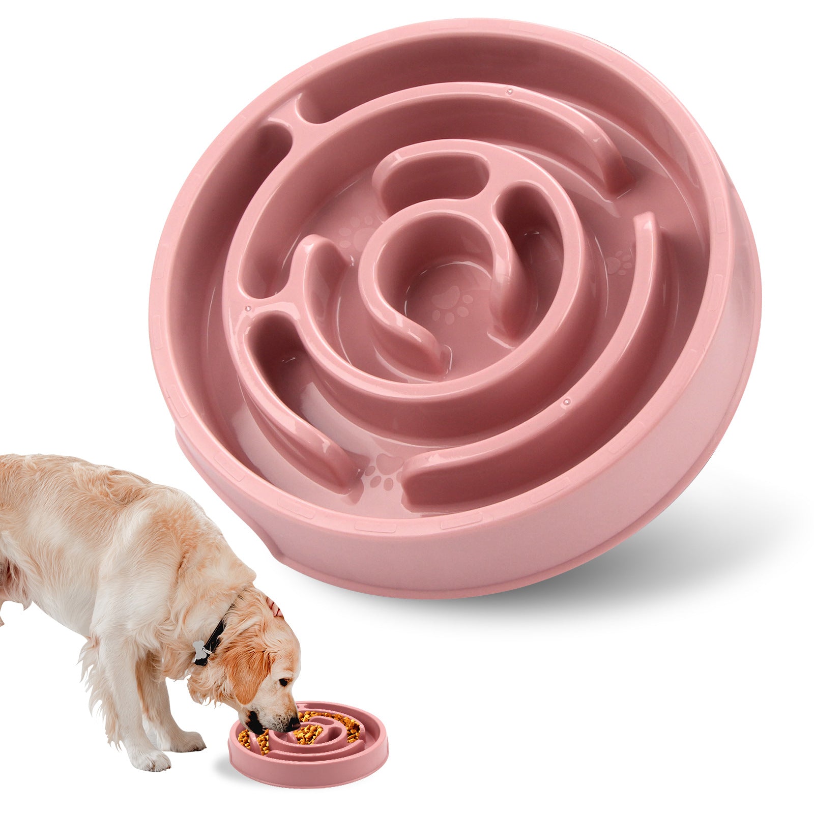 Silicone Slow Feeder Dog Bowl for Healthy Anti-Choke Eating