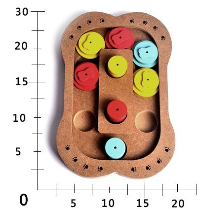 new wooden play feeding multi-functional pet toys