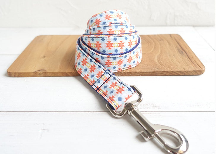 Pet collar traction rope set