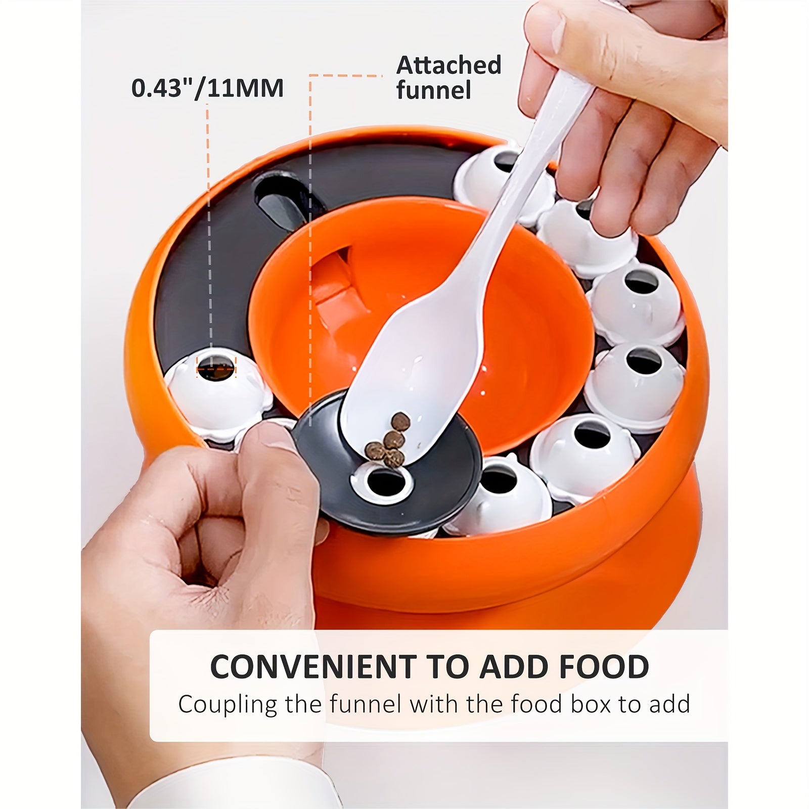 Interactive Cat Puzzle Feeder for Dry Food and Snacks