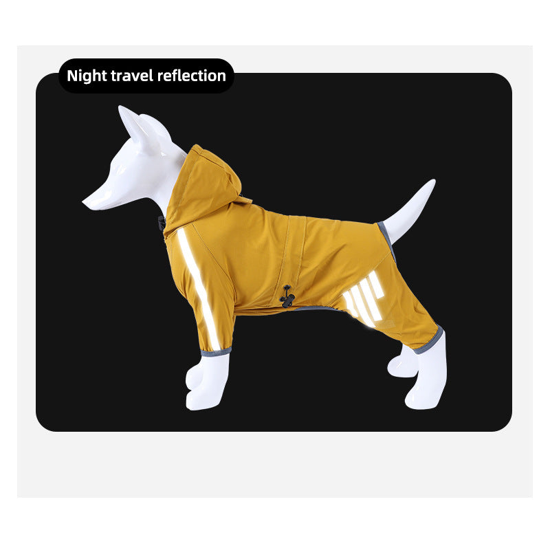 Four-legged Raincoat For Dogs Small Dog