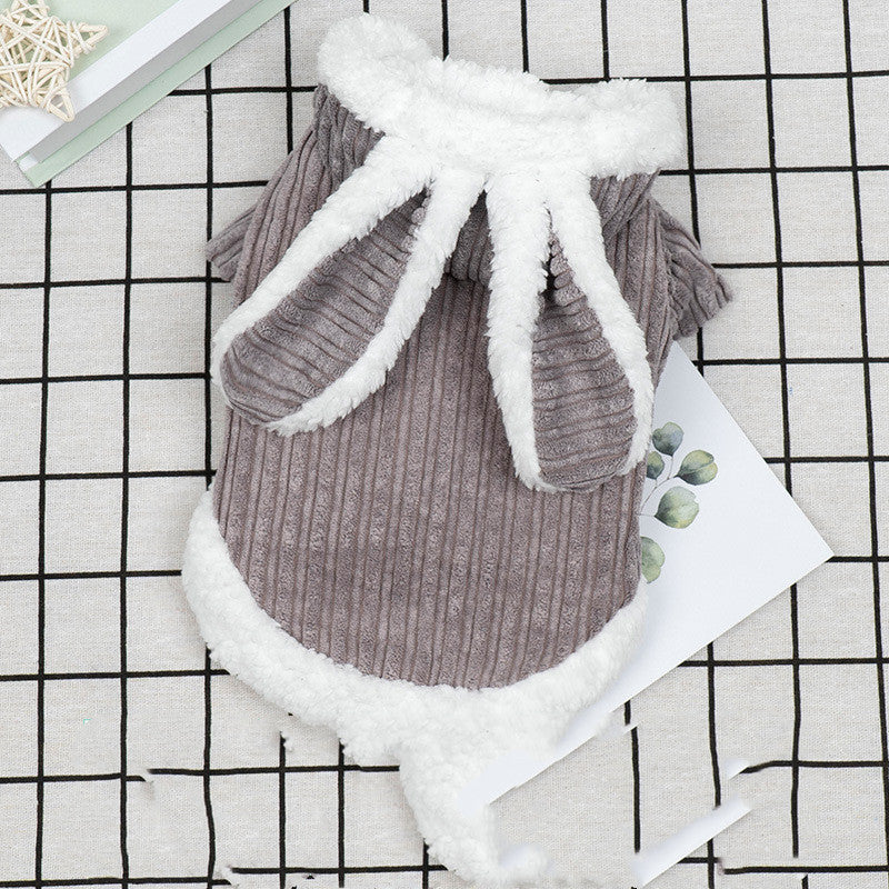 Cute Rabbit Pet Teddy Dog Clothes