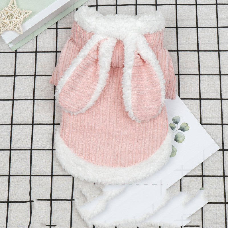Cute Rabbit Pet Teddy Dog Clothes