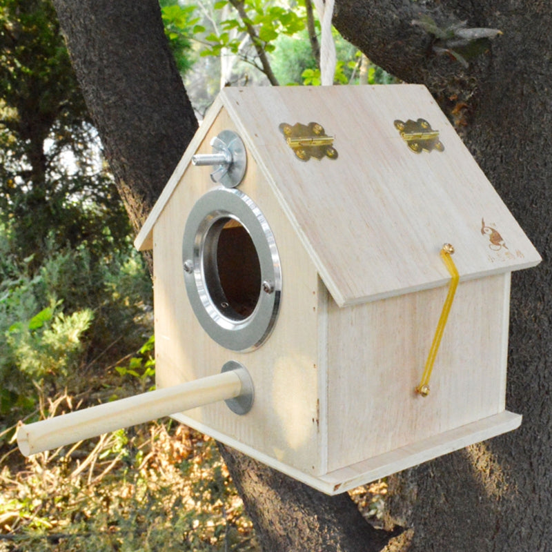 Round Parrot Breeding Cage and Nest Box for Outdoor Birds