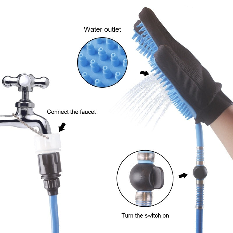 Handheld Cat Bathing Shower Tool