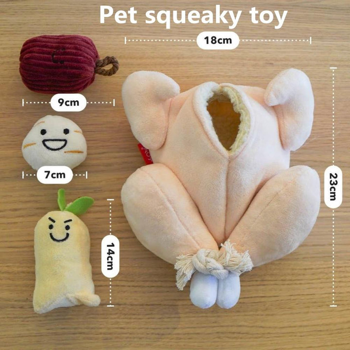 Squeaking Plush Sound Toys Chew Throw