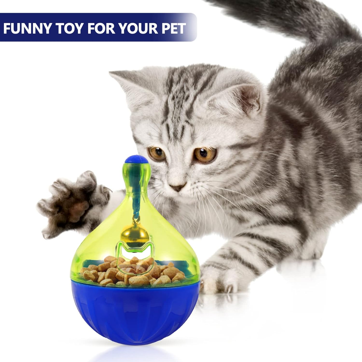 Interactive Pet Treat Dispenser for Dogs and Cats