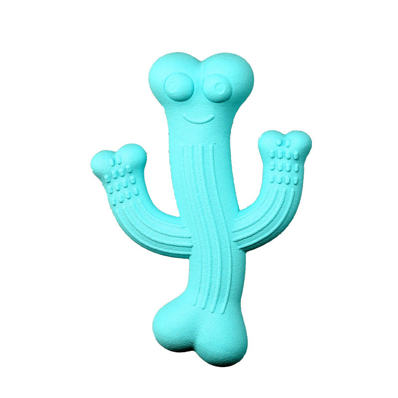 Ultra-Durable Cactus Dog Chew Toy for Interactive Play