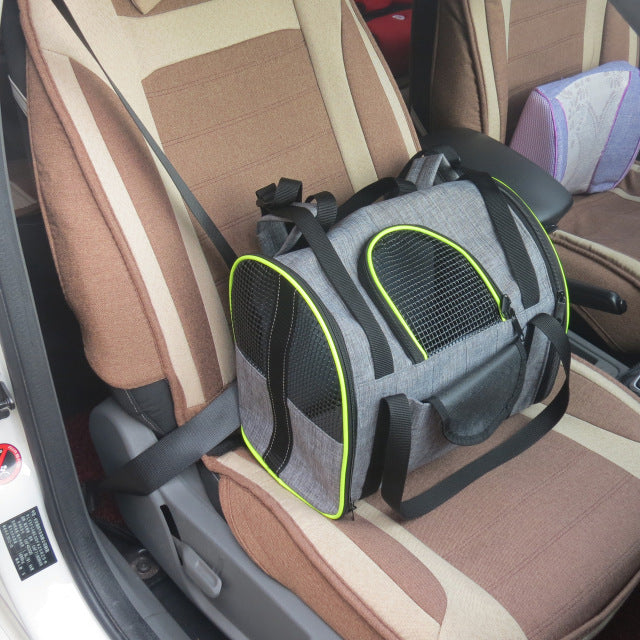 Folding Pet Car Travel Carrier Bag