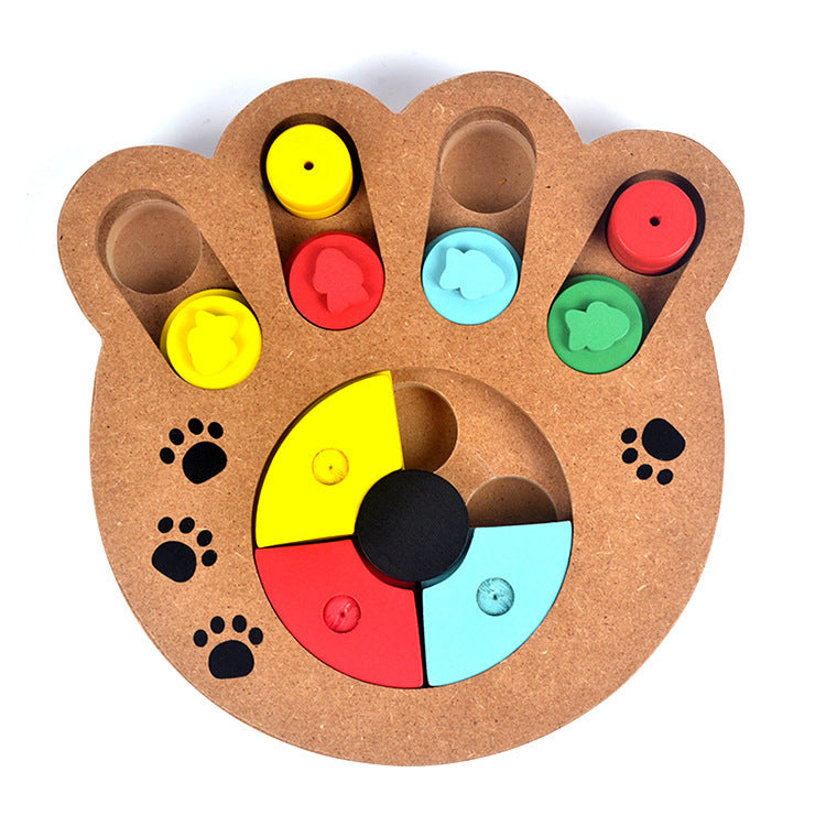 new wooden play feeding multi-functional pet toys