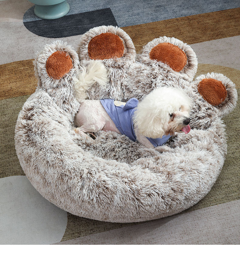 Pet Bed Winter Warm Hand-shaped Brush Pet
