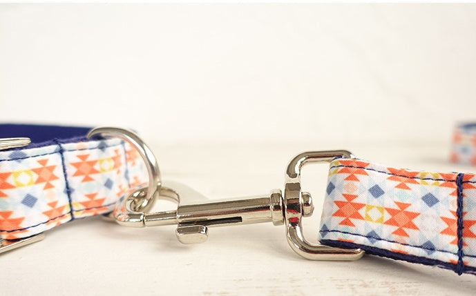 Pet collar traction rope set