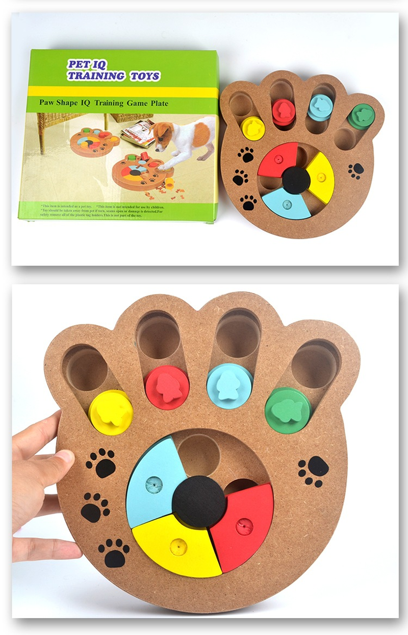 new wooden play feeding multi-functional pet toys