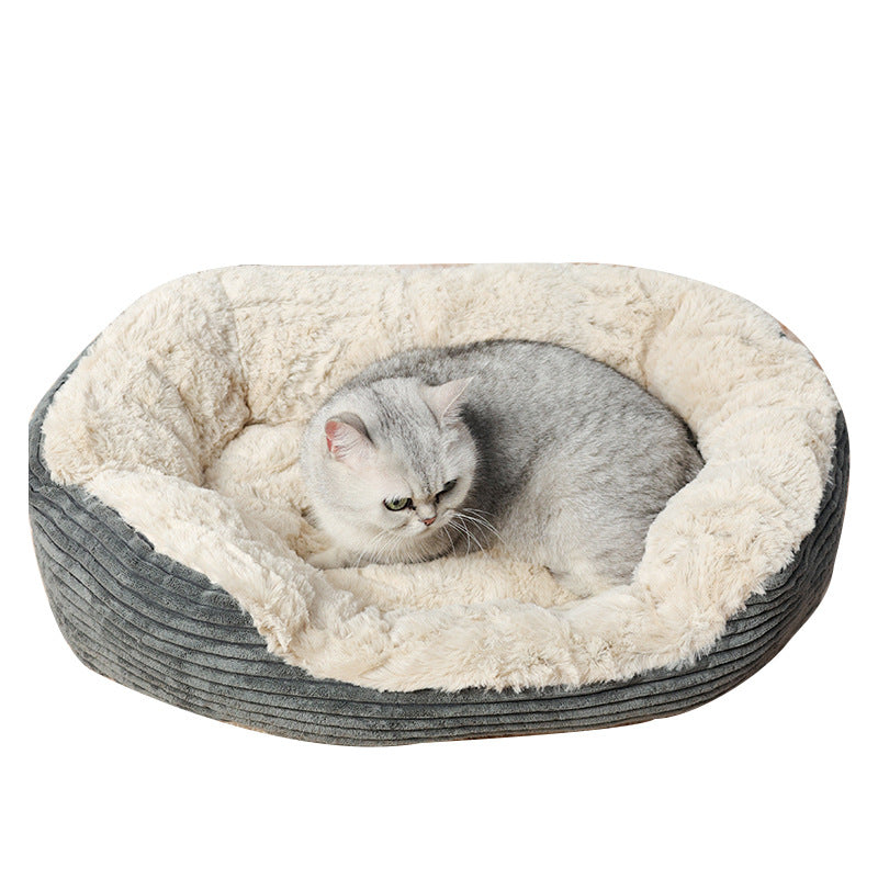 Oval Kennel  Cats And Dogs Mat Pet Supplies