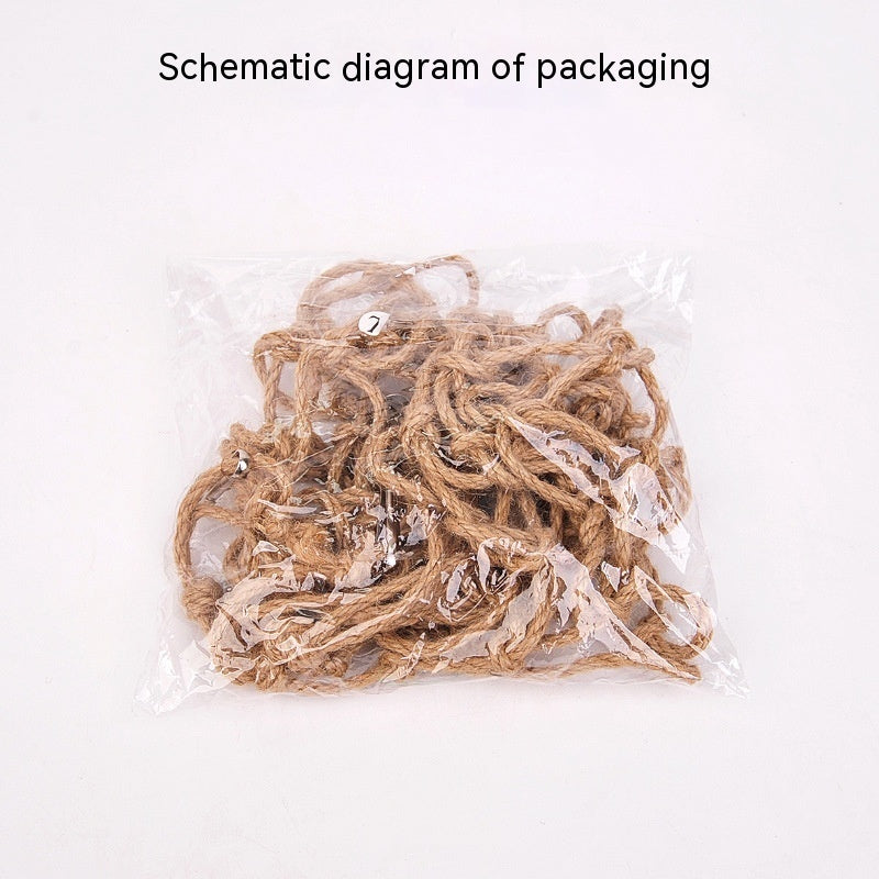 Parrot Hemp Rope Toy for Birds and Small Pets Climbing Swing
