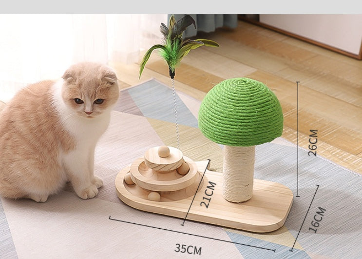 Cats Claw Scratcher Double Sisal Balls