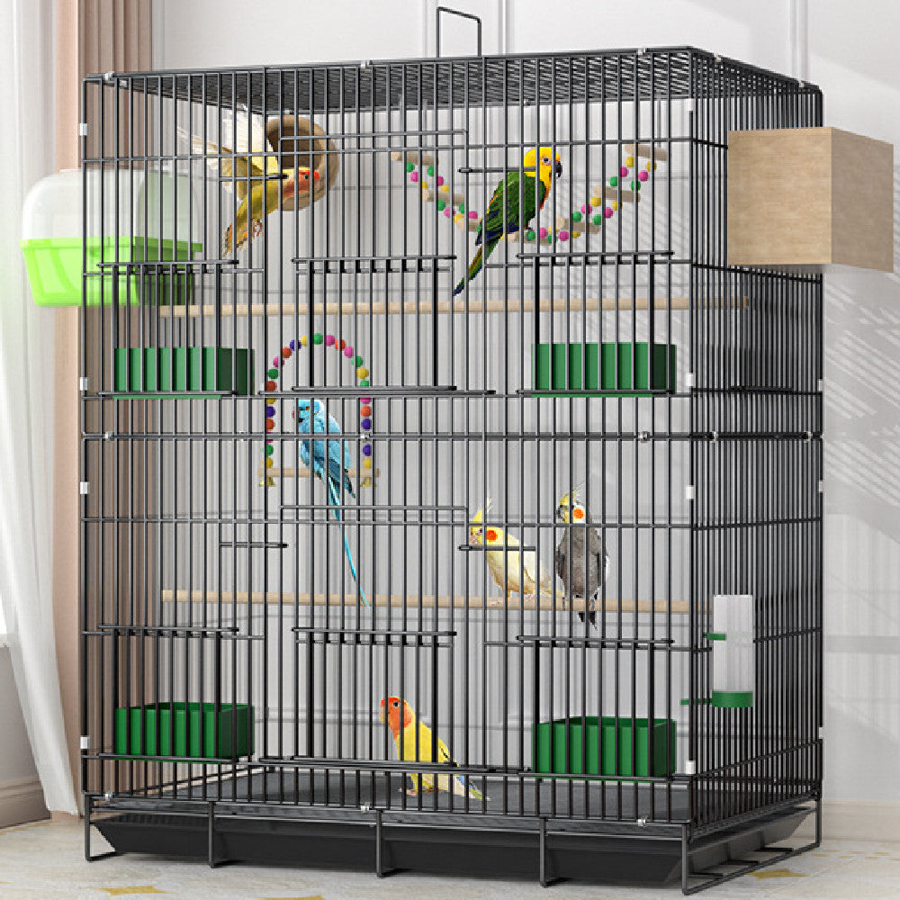 Modern Double-Layer Bird Cage for Home