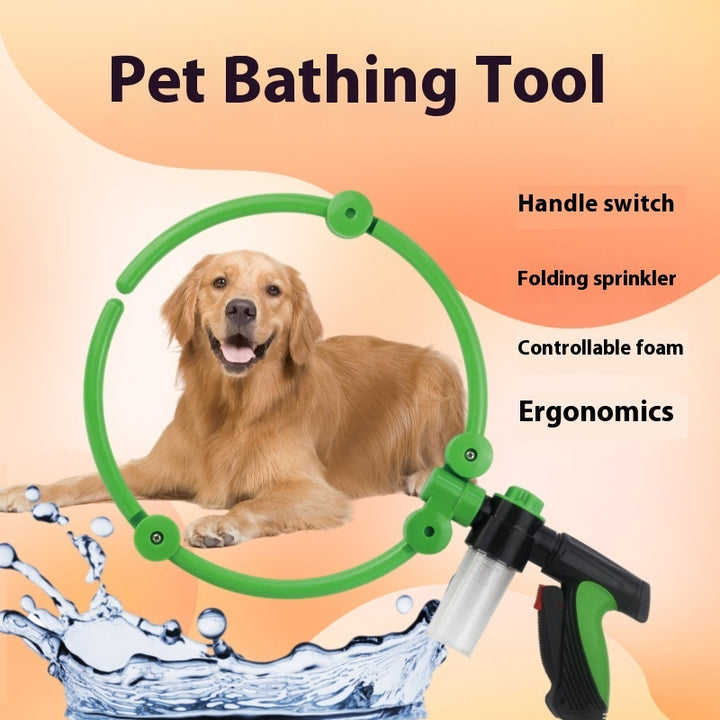 360 Degree Cleaning Foldable Portable Pet Shower