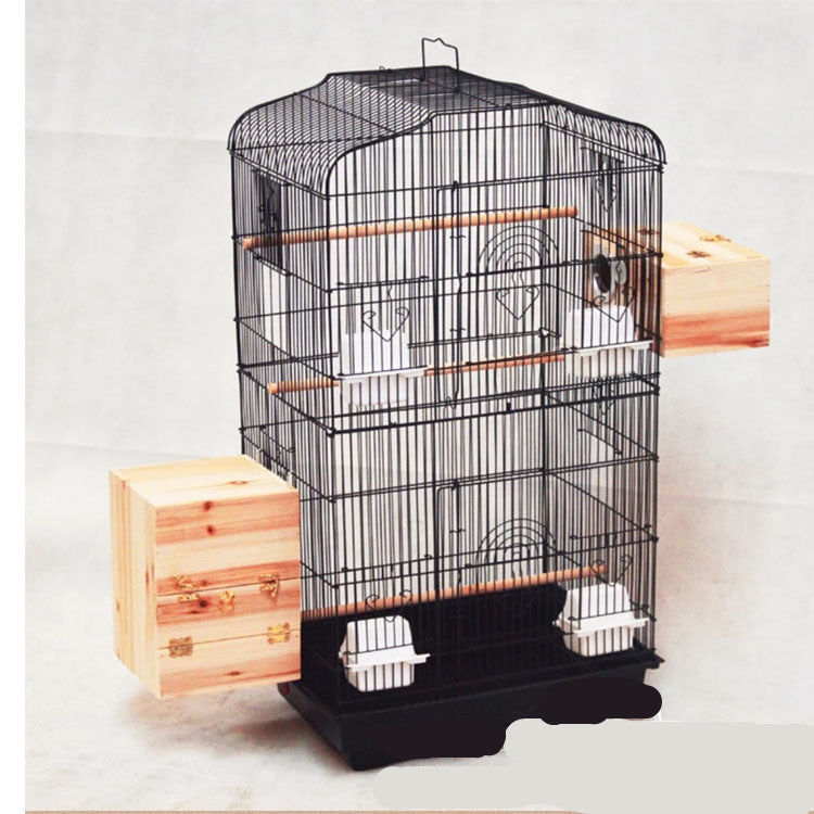 Portable Wire Bird Cage for Parrot Pet Display