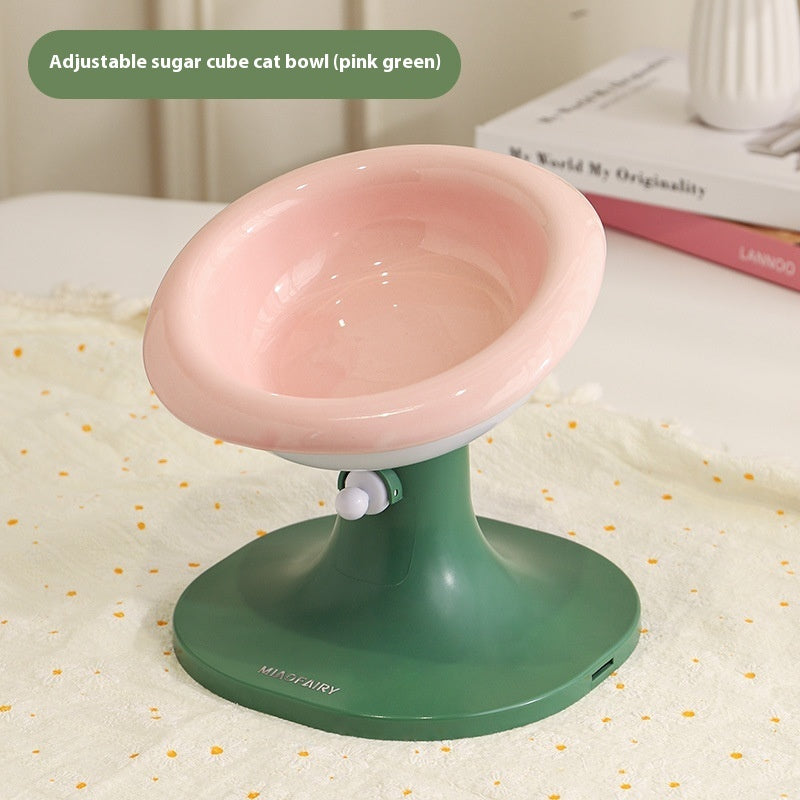 Lifting Ceramic Cat Feeding Bowl