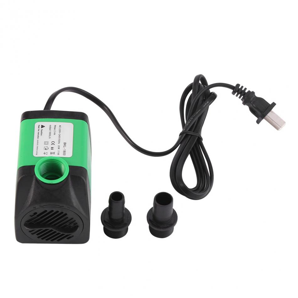 Silent Submersible Pump and Filter for Small Fish Tanks