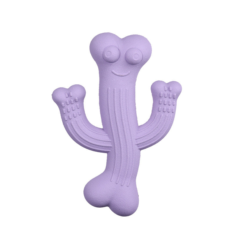 Ultra-Durable Cactus Dog Chew Toy for Interactive Play