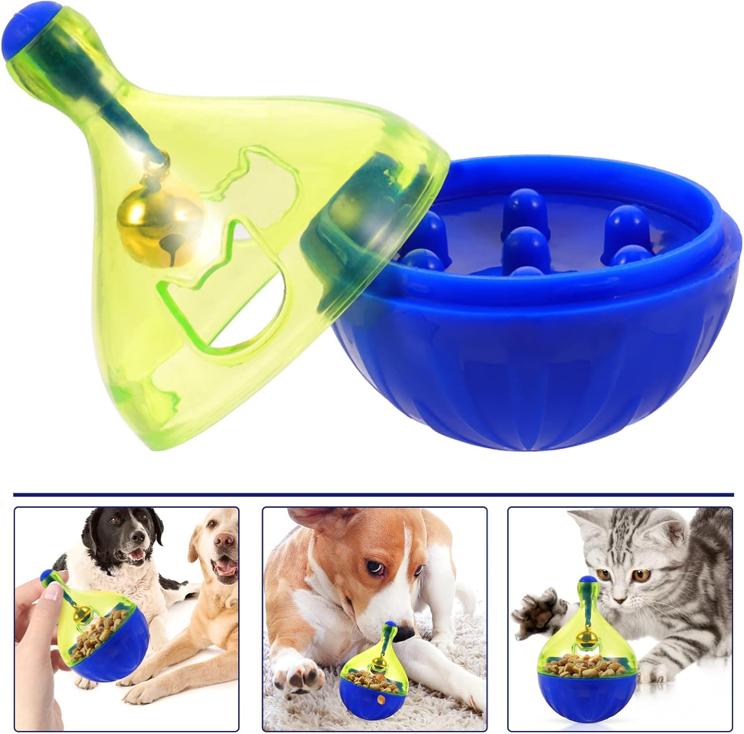 Interactive Pet Treat Dispenser for Dogs and Cats