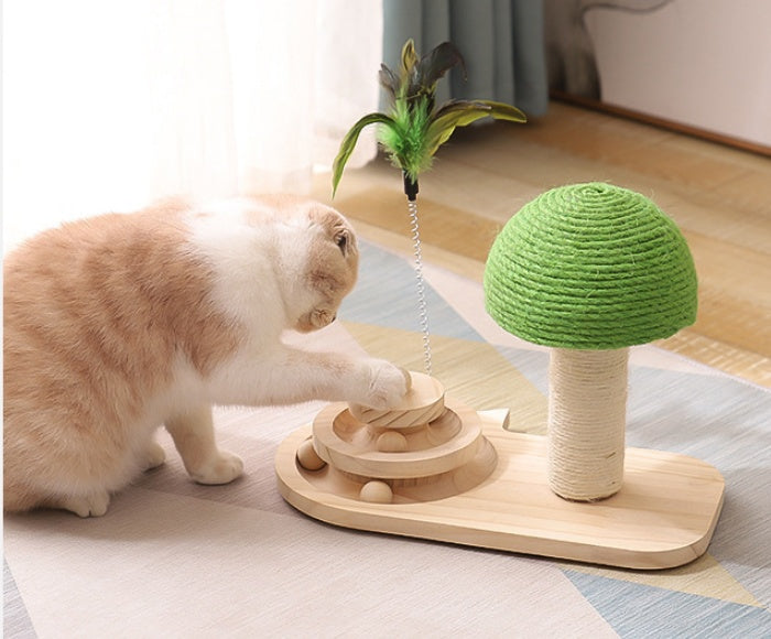 Cats Claw Scratcher Double Sisal Balls