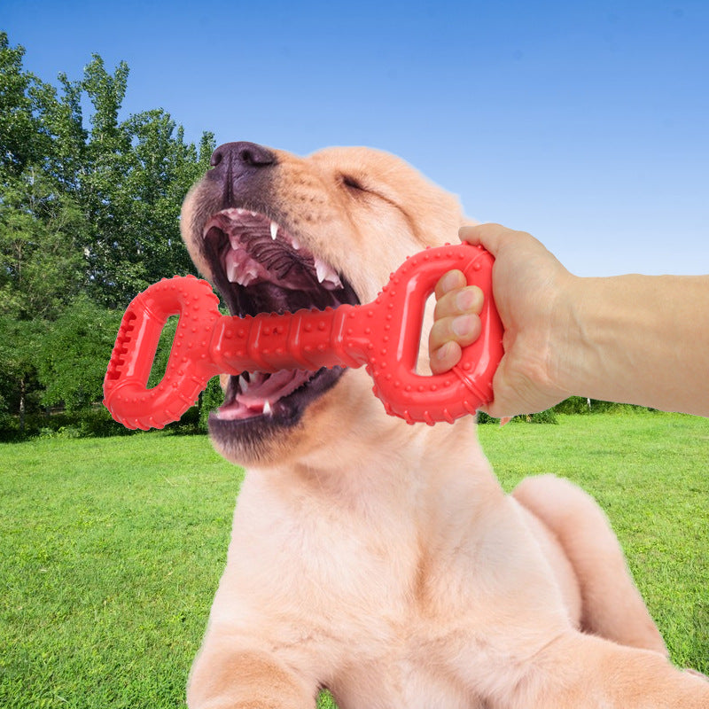 Long-Lasting Interactive Dog Chew Bone for Aggressive Chewers