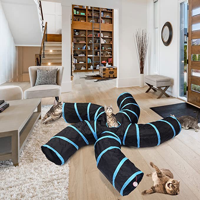 Tree Pattern Tunnel Toy Pets Supplies Dog Toys