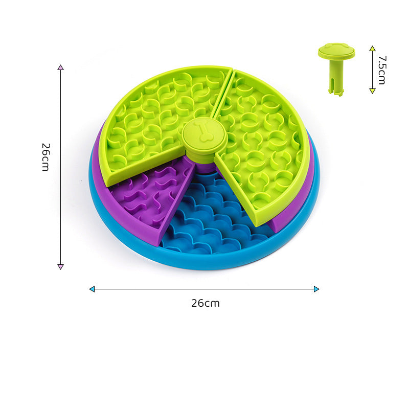 3-Layer Slow Feeder Puzzle Bowl for Dogs and Puppies