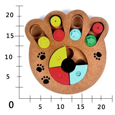 new wooden play feeding multi-functional pet toys