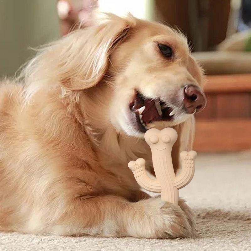 Ultra-Durable Cactus Dog Chew Toy for Interactive Play