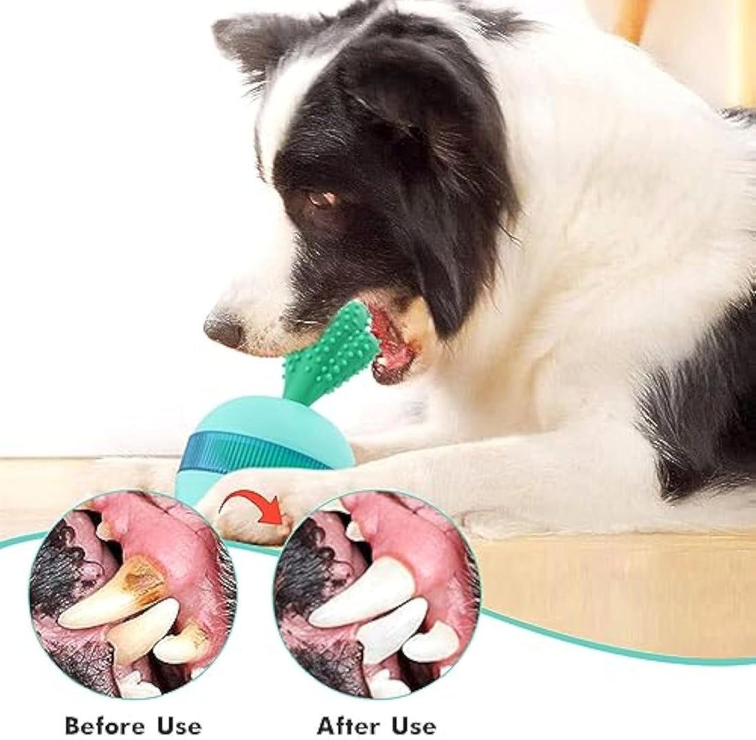 Durable Rubber Interactive Treat Dispensing Dog Puzzle Toy for Medium Large Dogs