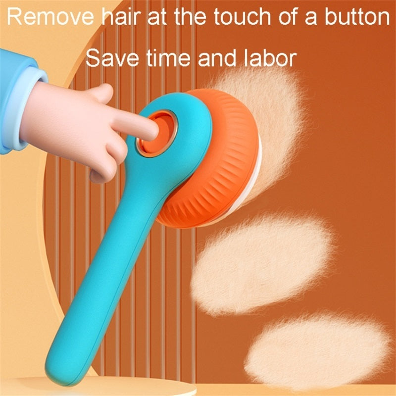 Self-Cleaning Slicker Comb