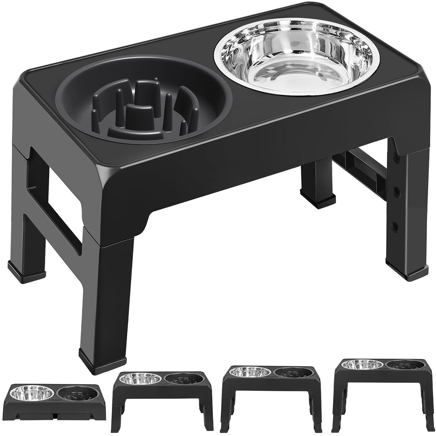Adjustable Lifting Dog Bowl Food Basin