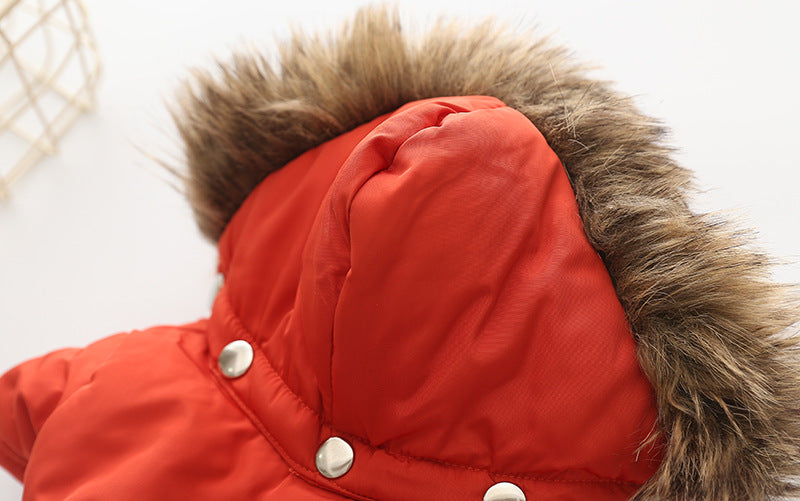 Dog Clothes Hooded Down Jackets