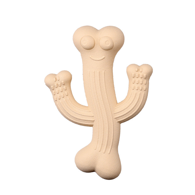 Ultra-Durable Cactus Dog Chew Toy for Interactive Play