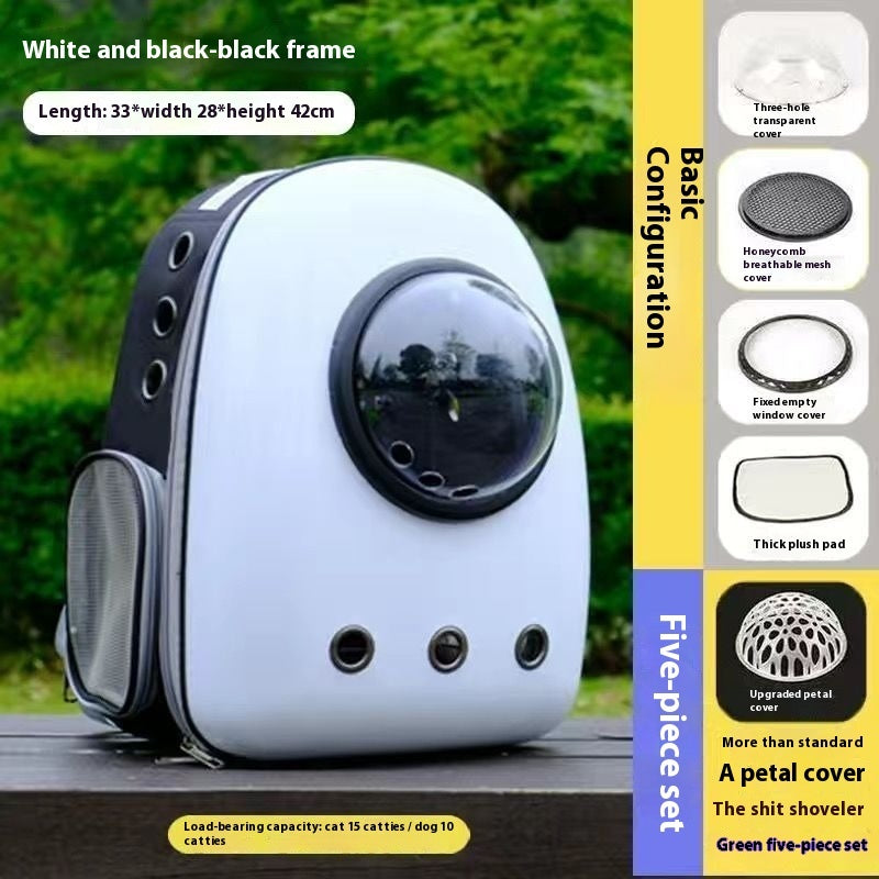 Plus-sized Space Capsule Pet Backpack