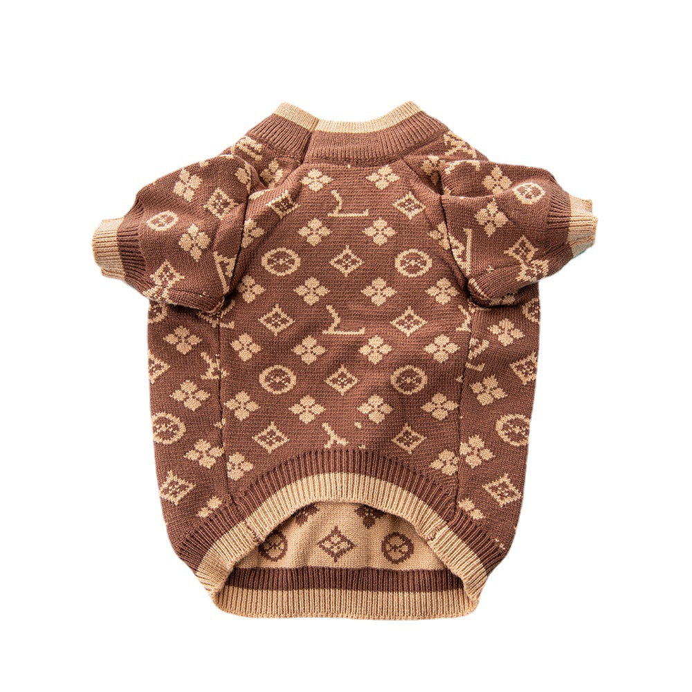 Autumn And Winter Thick Warm Dog Clothes