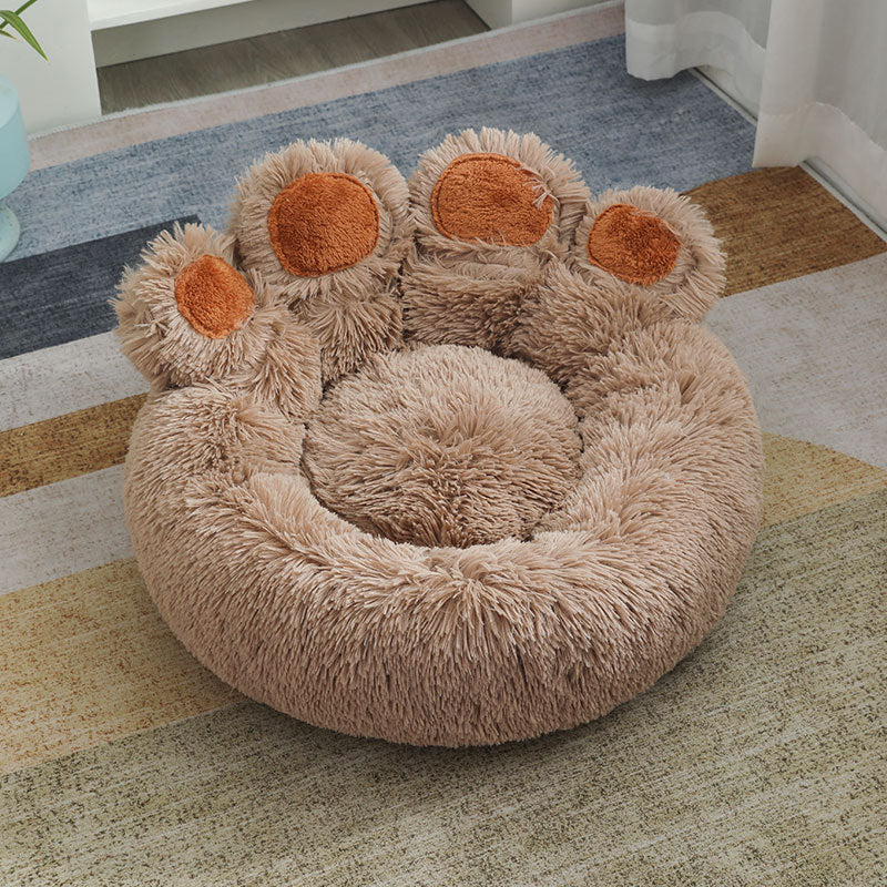 Pet Bed Winter Warm Hand-shaped Brush Pet