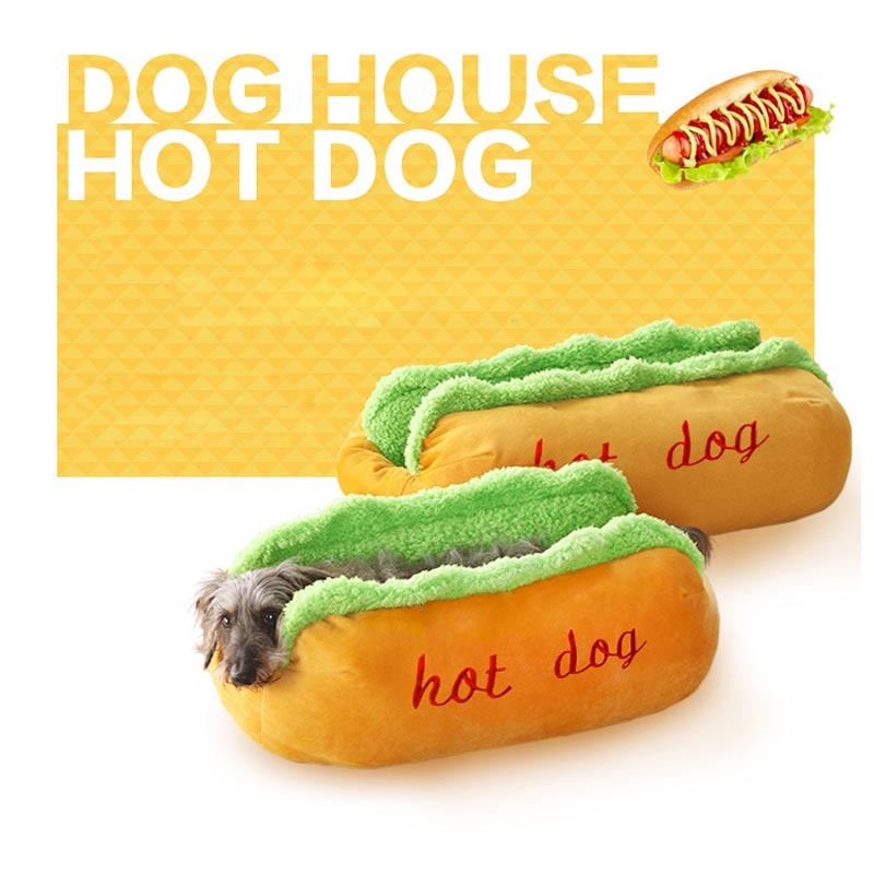 Hot Dog Bed Pet Winter Beds