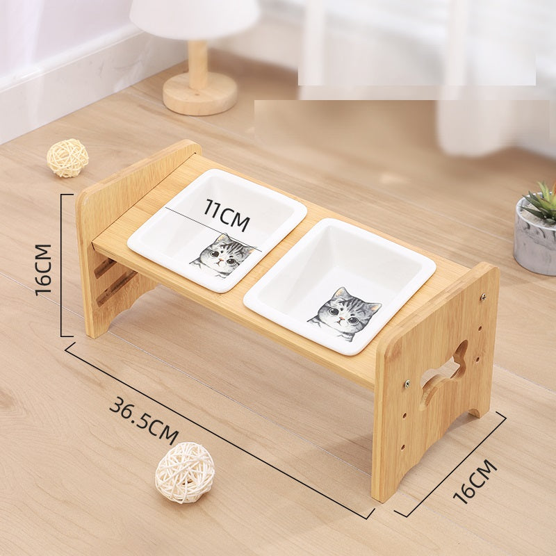 Cat Dog Bowl Neck Protector Pet Supplies