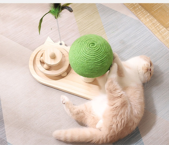 Cats Claw Scratcher Double Sisal Balls