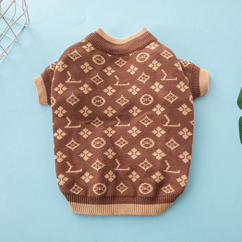 Autumn And Winter Thick Warm Dog Clothes