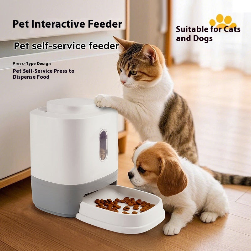 Automatic Pet Feeder Educational Press Feeding Toys